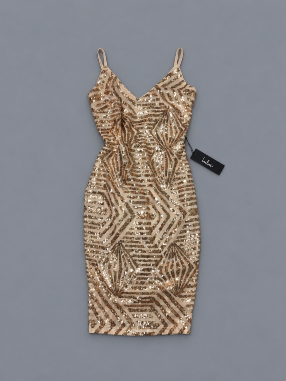 Lulus Sequin Midi Dress – Size S